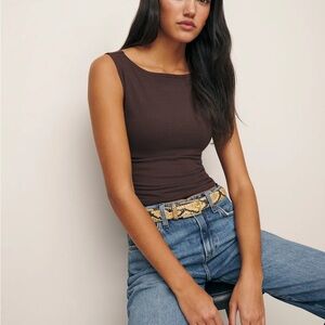 Reformation Dusk Knit Top 
Size M